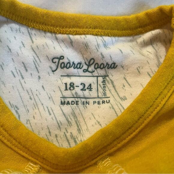 Mustard yellow Toora Loora baby sleeper/jammies size 18-24 months - Picture 2 of 8